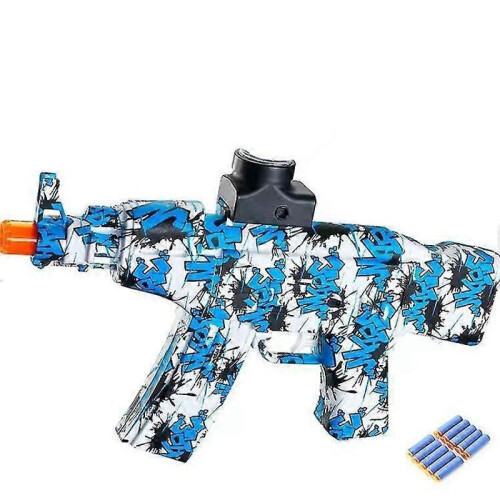 Pistolet Jouet Automatique 2-en-1 Avec Accessoires, Batterie Rechargeable, Balles En Mousse EVA, Pour 14+, Anniversaire Et Noël