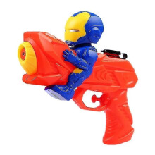 Pistolet à eau en plastique pour piscine d'été rouge