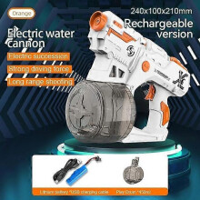 Neu Elektrische Repeater Wasser Pistole Große Kapazität Schießen Sommer Spielzeug Automatische Sprinkler