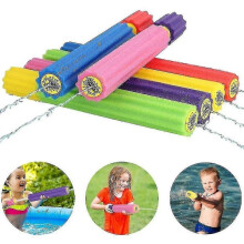 Lot de 6 pistolets à eau en mousse, jouets de plage, pistolet à eau, pompe, couleur aléatoire, 2023