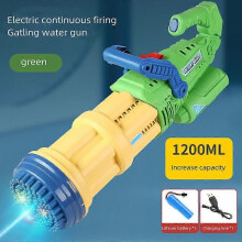 En été, le nouveau pistolet à eau électrique Gatling fait exploser automatiquement les jouets absorbants