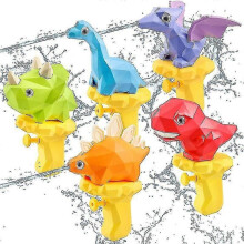 Wasserspielzeug Dinosaurier-Wasserpistolen Kleinkinder Outdoor-Spielzeug Schwimmbad 5 Stück
