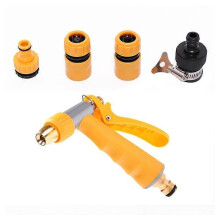 Ensemble de pistolet à eau pour lavage de voiture, arrosage domestique, jardin, forêt, pistolet pulvérisateur,