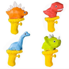 Lot de 4 pistolets à eau pour enfants, dinosaures 3D, jouets aquatiques, pour piscine, plage, cadeau