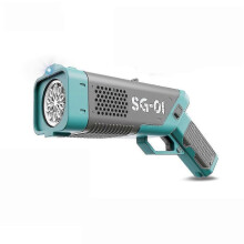 Pistolet à bulles d'été, jouets à eau lumineux, jouets à bulles automatiques, pistolet entièrement automatique