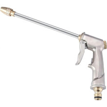 Pistolet d'arrosage en métal avec buse en laiton réglable, pistolet d'arrosage pour tuyau d'arrosage,
