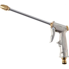 Pistolet d'arrosage en métal, pulvérisateur haute pression, pistolet à eau de jardin robuste, pour le