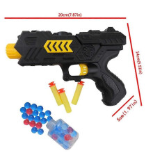 Pistolet en peluche, balle, pistolet à eau, cadeau pour enfants, balles en cristal, jeu de tir CS