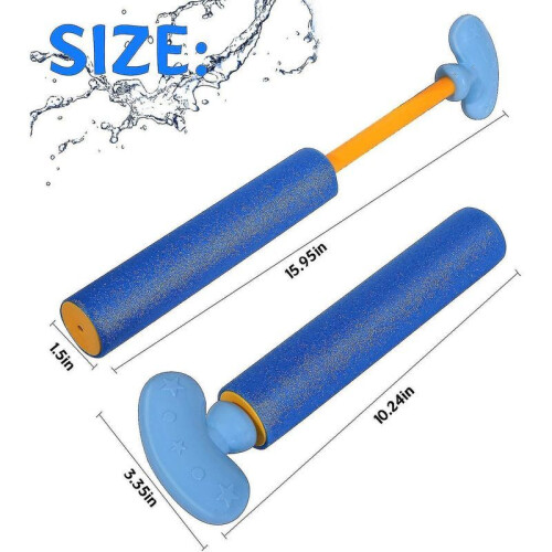 Lot de 6 pistolets à mousse pour piscine et plage 1