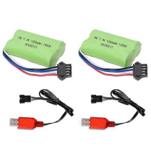 Batterie Lipo 14500 74 V 1200 mAh avec chargeur pour jouets électriques, pièces de rechange pour pistolet