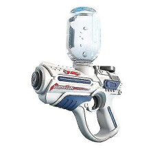 Pistolet à eau électrique pour enfants pouvant être connecté à une bouteille d'eau externe, une eau