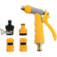 Ensemble de pistolet d'arrosage pour tuyau d'arrosage, pistolet pulvérisateur sous pression pour arrosage