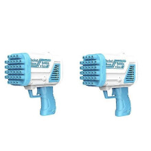 Pistolet à bulles électrique pour enfants, jouet populaire, pour la plage et le sable, 32 trous