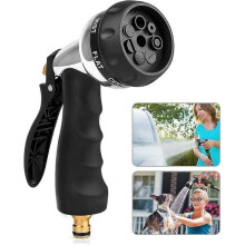 Pistolet d'arrosage de jardin 7 fonctions Pistolet à eau réglable Pistolet arrosoir Pulvérisateur portatif