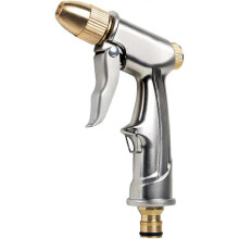Pistolet à eau en métal, pulvérisateur à haute pression, pistolet à eau de jardin robuste, jardin à