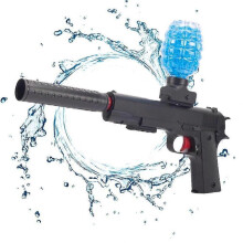 Pistolet à graffitis électrique à grande vitesse pour piscine et plage, jouet à billes de gel pour enfants,