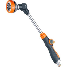 Pistolet d'arrosage 8 modèles réglables (47*6,5*6,5 cm), Pistolet pulvérisateur allongé avec débit d'eau