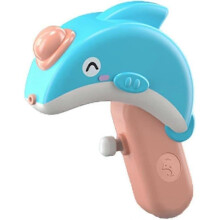 Pistolet à eau dinosaure de dessin animé pour enfants, jeu de bain en plein air sur la plage (Dauphin)