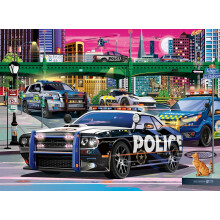 Ravensburger Police on Patrol 150 XXL Piece Jigsaw Puzzle For Kids - Hvert stykke er unikke stykker passer perfekt sammen