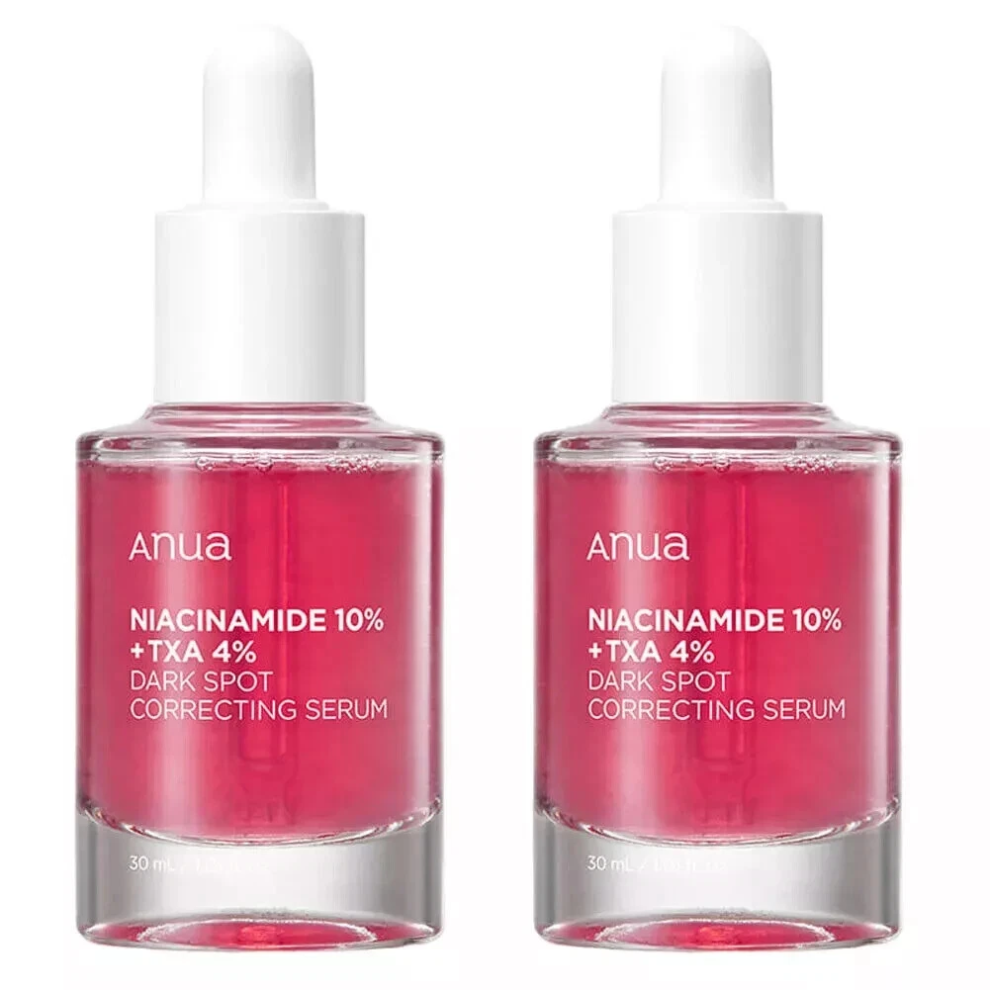 2Pcs ANUA Niacinamide 10% + TXA 4% Dark Spot Correcting Serum 30ml