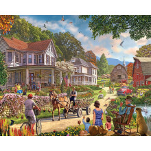 Puzzle Biele hory - V kend na vidieku - 1000-dielna skladacka pre dospel ch a deti - Z bavn rodinn aktivita - 24""x30""