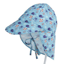 (14-(44-48cm) 3-15M Bebé) Niñas Niños Bebé Sombreros Recién Nacidos Verano Niños Sol Algodón Bebé Sombrero Protección