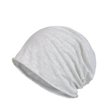 (3-Talla única) Gorro fino con capucha para mujer y hombre, de verano, de algodón, de un solo borde, para embarazadas