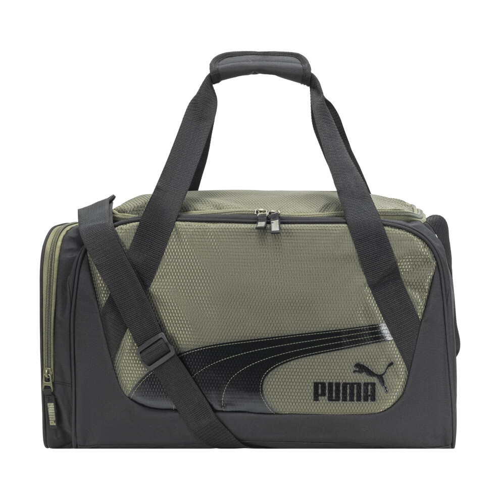 PUMA Evercat Form Factor Duffel Bag  Green Moss/Black-image-OPC-PGSB87P-NEW
