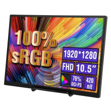 Anmite 10.5-Inch Portable Monitor 1280P HDR 15:10 For Xbox/PS5/PC USB Type C