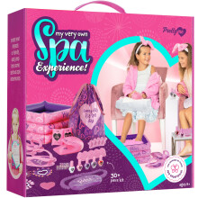 Spa Day Kit For Girls - Kids Manicure Pedicure Gift Set fr ldrarna 5 6 7 8 9 10 -riga tjejgvor - Kid Foot - Nail Kit - 6 r gammal fdelsedag