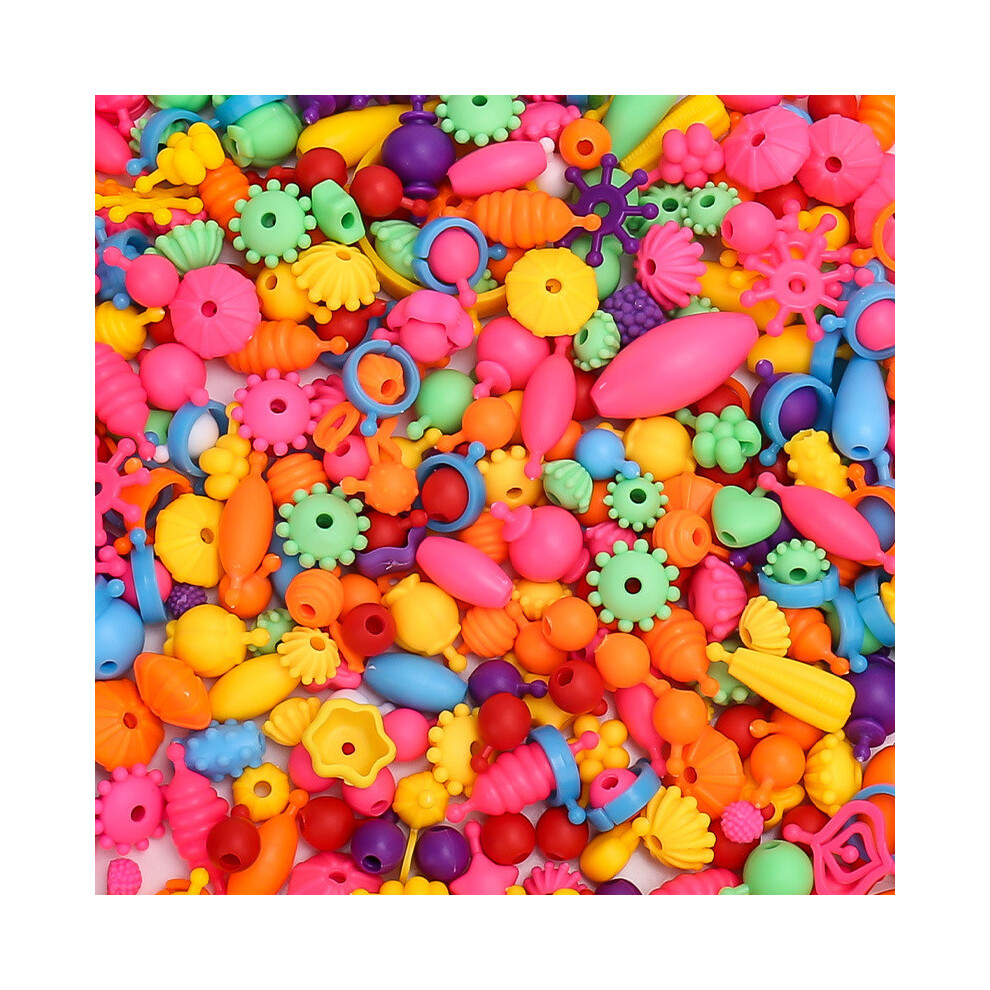 Bead Crafting Toddler Kit With Plastic Pop Beads For Early And Play Development