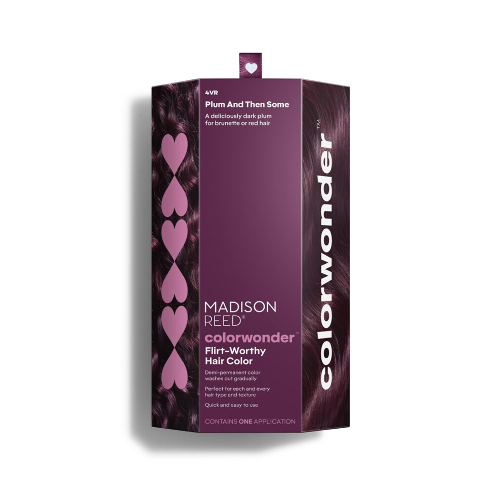 Photos - Hair Dye Madison Reed colorwonder Demi-Permanent Hair Color, Effortless At-Home , Ammonia-Free, Cruelty-Free, Plum And Then S