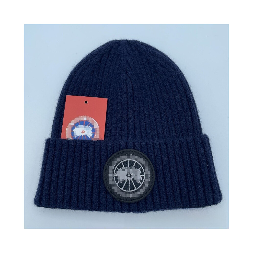(Navy) Thick Trend Fashion Knit Hat With Windproof Design For Men Outdoor Women Use-image-OPC-PHPPH9J-NEW