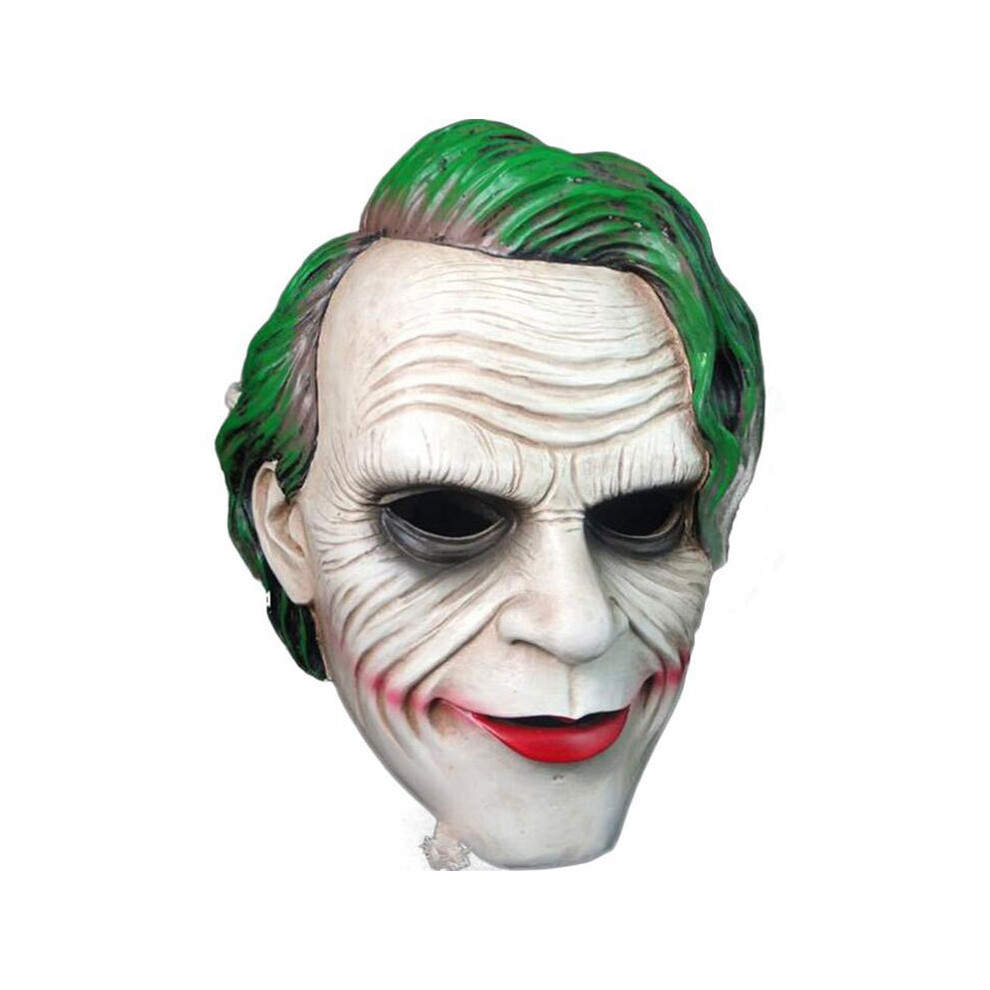 (Green Clown Mask) Comic Robber Joker Batman Resin Mask For Christmas And Costume Halloween-image-OPC-PHPPMGG-NEW