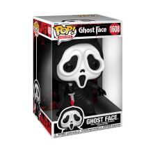 Funko POP! Jumbo : Ghostface - Figurine en vinyle de collection - Id   e cadeau - Produit officiel - Pour enfants et adultes - Fans d'horreur - Fig