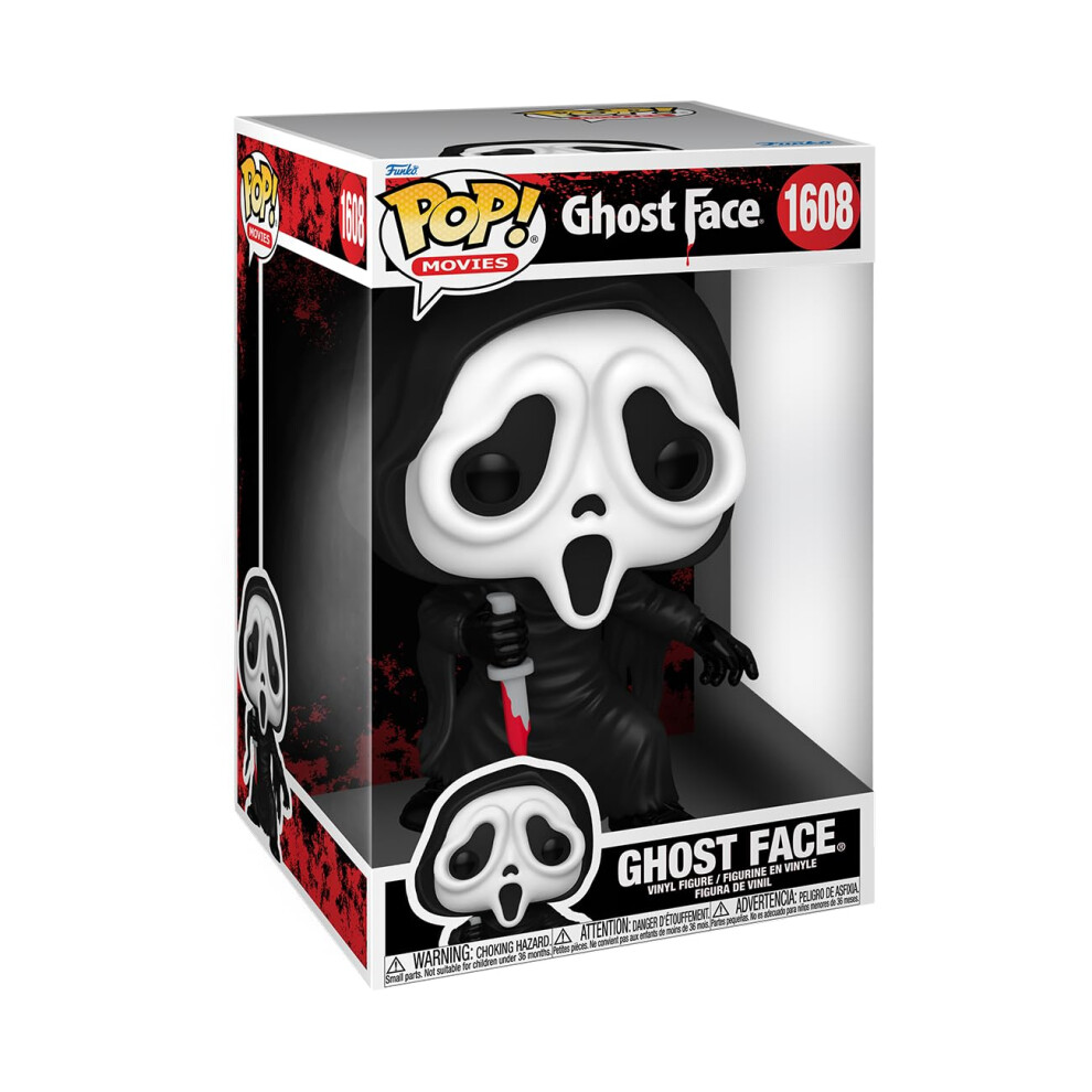 Funko Pop! Jumbo: Ghostface - Ghostface - Collectable Vinyl Figure - Gift Idea - Official Merchandise - For Kids & Adults - Horror Fans - Model Figure