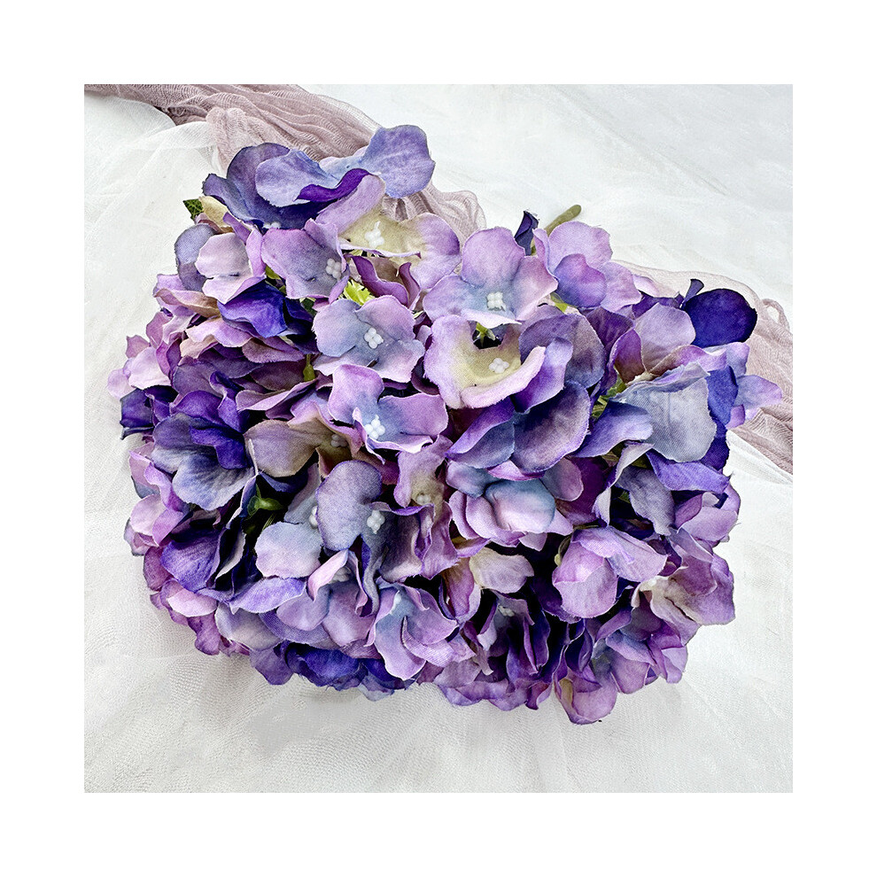 (Deep Purple) Artificial Hydrangea Flower Wedding Hotel Decoration Ornaments Supplies Scene-image-OPC-PHPPR66-NEW