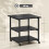 Homcom HOMCOM Mobile Printer Stand with Storage Printer Table for Home Office Black 9