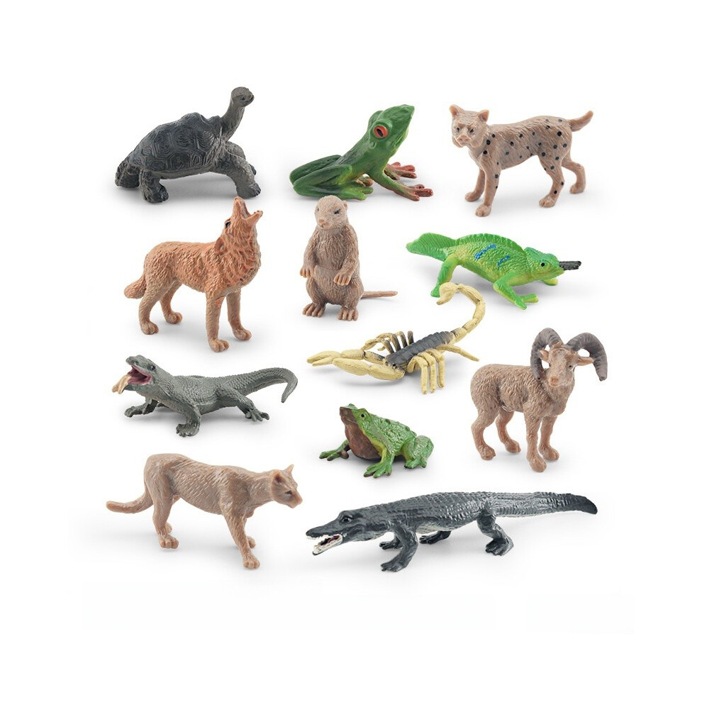 (StyleH) Grizzly Camel Simulated Cobra Chameleon Elephant Lion Ornament Wildlife Model-image-OPC-PHPPT67-NEW