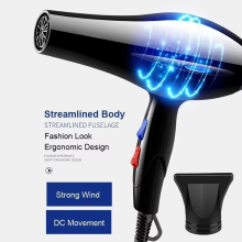 Hair Dryer 2200W Professional Powerful Hair Dryer Fast Heating Hot And Cold Adjustment Ionic Air Blow Dryer