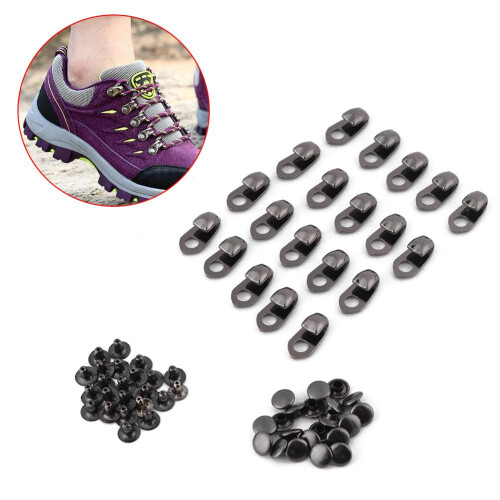 20pcs/Conjunto Fivelas de Cadarço, Ganchos para Botas, Conector de Alças de Bolsa, DIY 1
