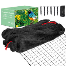 Bird Net 25'x25 'med 1 """" Mesh Nylon Bird Netting fr trdgrdsfjderf nt tungt avir netting kyckling coop netting trdgrd netting hjort stak