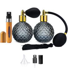 SuproBarware parfmporlaszt palackok Vintage parfm spray palack kszlet 3 db dekoratv flakon kszlet 3 db hordozhat jratltheto parfms flakonb