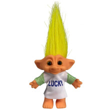 Bambole Troll Portafortuna Bambole Troll Vintage Cromatiche Adorabili per Collezioni Progetti Scolastici Arti e Mestieri Bomboniere - Capelli Gia