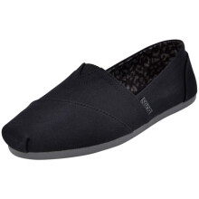 Skechers dam Bobs Plush - Peace & Love Lågskor, Svart, 10 Vid US