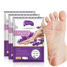 Aliver Foot Peel Mask 3 Pack Exfoliator Peel Off Calluses Dead Skin Callus Remover Baby Soft Glat Touch Feen Women