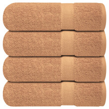 Infinitee Xclusives Premium Bath Towels for Bathroom Set of 4 (27x54 Inches) 100% Soft Ring-Spun Cotton Bathroom Towels (Cosmic Sand)