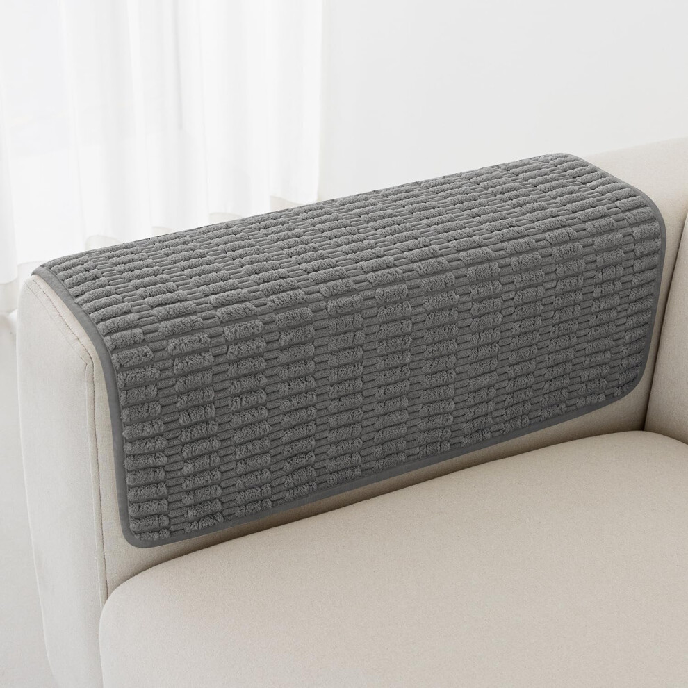 Housses d'accoudoirs Foxdecor pour chaises, housses de protection pour accoudoirs de canap   , housses d'accoudoir de canap   , housses de fauteuil,