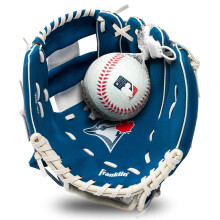 Franklin Sports Gant de Teeball Jeunes Toronto Blue Jays - Gant et Balle MLB - Idéal pour Enfants - 9.5", Un
