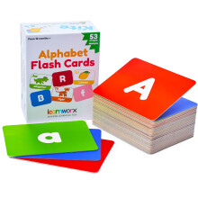 Alphabetische ABC-Lernkarten fr Kleinkinder von 24 Jahren 52 Karteikarten ABC-Karten Gro- und Kleinbuchstaben AZ Lernen Sie ABC fr Klein
